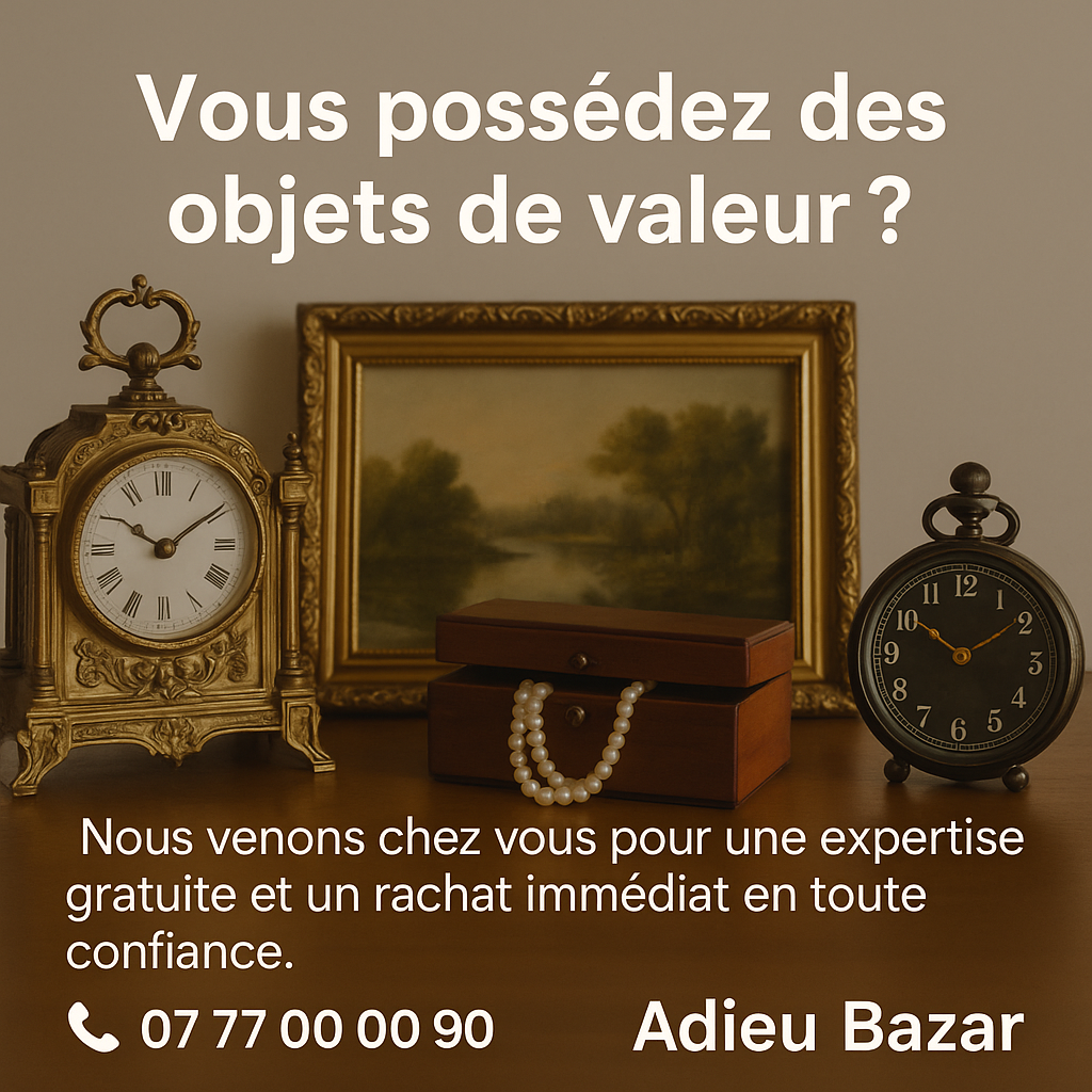 Vendez vos objets de valeur rapidement et simplement